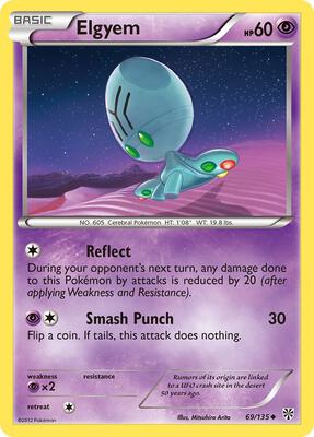 Elgyem (69) card from Plasma Storm