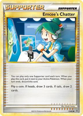 Emcee's Chatter card from Unleashed