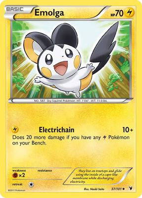 Emolga card from Noble Victories