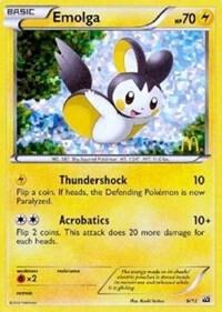 Emolga - 6/12 card from McDonald's Promos 2012