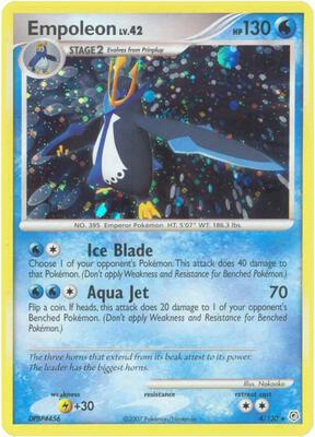 Empoleon card from Diamond and Pearl