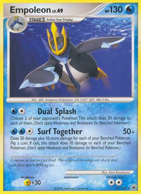 Empoleon card from Majestic Dawn