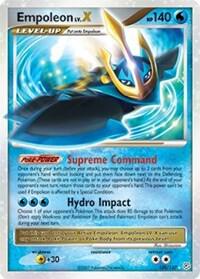 Empoleon LV.X card from Diamond and Pearl