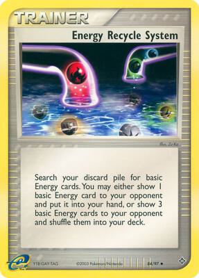 Energy Recycle System card from EX Dragon