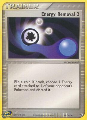 Energy Removal 2 card from EX Ruby and Sapphire