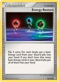 Energy Restore card from Diamond and Pearl