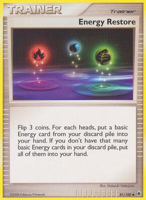 Energy Restore card from Majestic Dawn