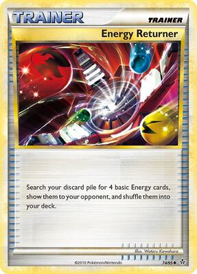 Energy Returner card from Unleashed