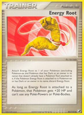 Energy Root card from EX Unseen Forces