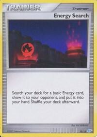 Energy Search (Manaphy) card from DP Trainer Kit: Manaphy & Lucario