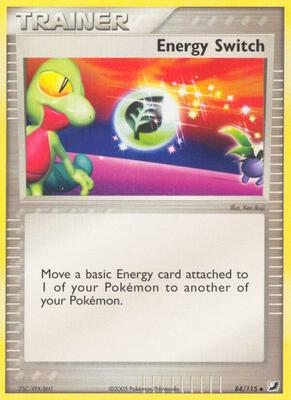 Energy Switch card from EX Unseen Forces