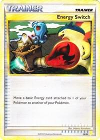 Energy Switch (Raichu) card from HGSS Trainer Kit: Gyarados & Raichu