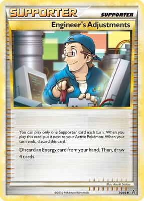 Engineer's Adjustments card from Unleashed