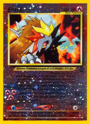Entei card from WoTC Promo