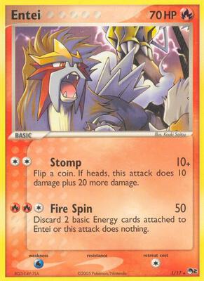 Entei card from POP Series 2