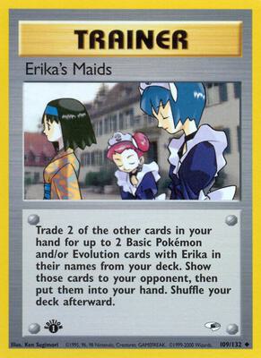 Erika's Maids card from Gym Heroes