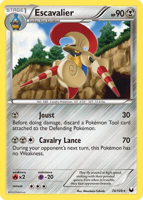 Escavalier card from Dark Explorers