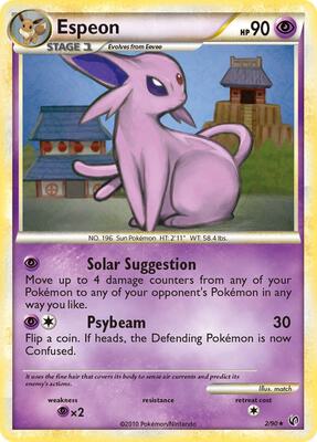 Espeon card from Undaunted