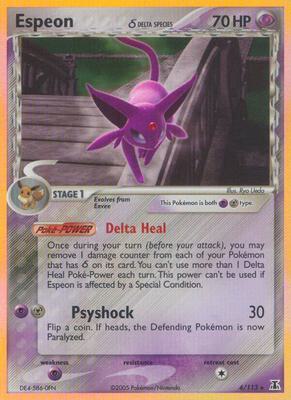 Espeon (Delta Species) card from EX Delta Species