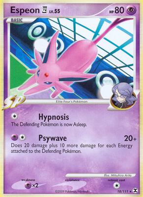 Espeon E4 card from Rising Rivals