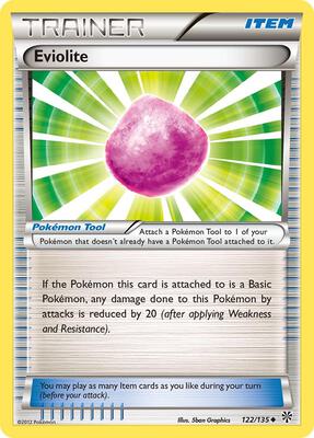 Eviolite card from Plasma Storm