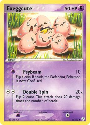 Exeggcute card from EX FireRed & LeafGreen