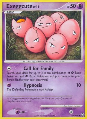 Exeggcute card from Legends Awakened