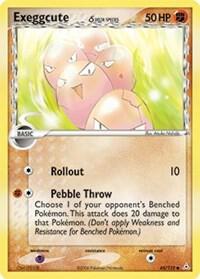 Exeggcute (Delta Species) card from EX Holon Phantoms
