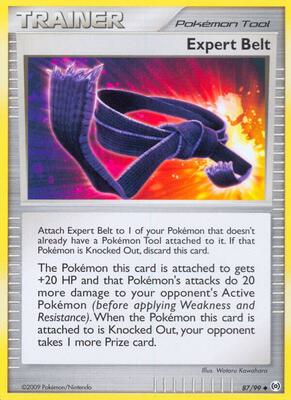 Expert Belt card from Arceus