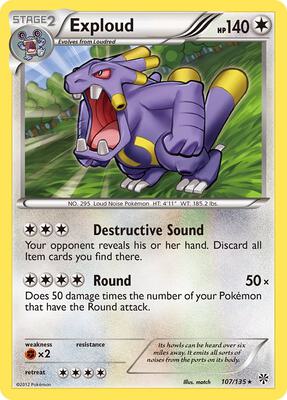 Exploud card from Plasma Storm