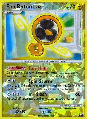 Fan Rotom card from Rising Rivals