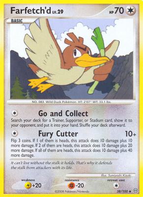 Farfetch'd card from Stormfront