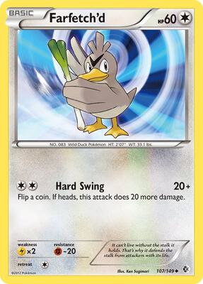Farfetch'd card from Boundaries Crossed