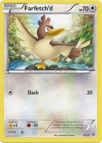 Farfetch'd card from Kalos Starter Set