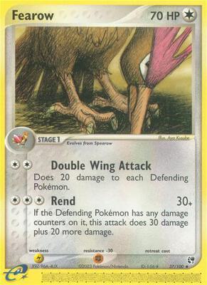 Fearow card from EX Sandstorm