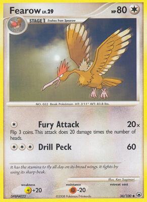 Fearow card from Majestic Dawn