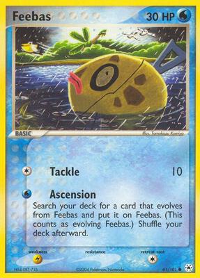 Feebas card from EX Hidden Legends