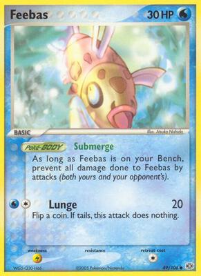 Feebas - 049/106 card from EX Emerald