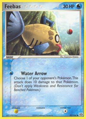 Feebas - 050/106 card from EX Emerald
