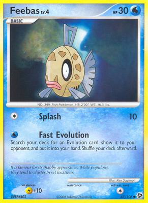 Feebas card from Great Encounters