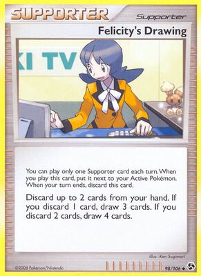 Felicity's Drawing card from Great Encounters
