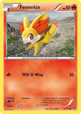 Fennekin card from XY Base Set