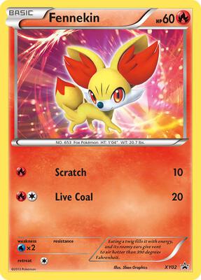 Fennekin card from XY Promos