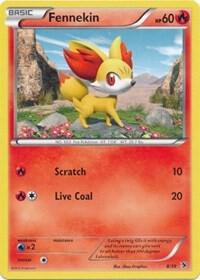Fennekin card from Kalos Starter Set