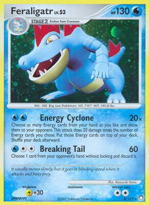 Feraligatr card from Mysterious Treasures