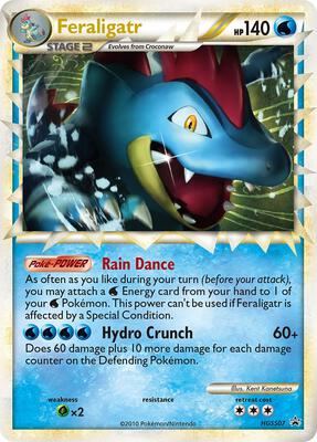 Feraligatr (Prime) - HGSS07 card from HGSS Promos