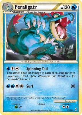 Feraligatr card from Call of Legends