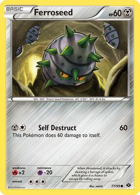 Ferroseed card from Next Destinies