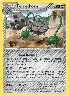 Ferrothorn (73) card from Emerging Powers
