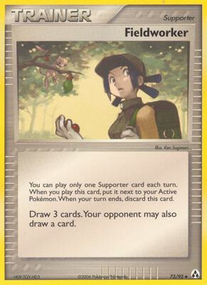Fieldworker card from EX Legend Maker